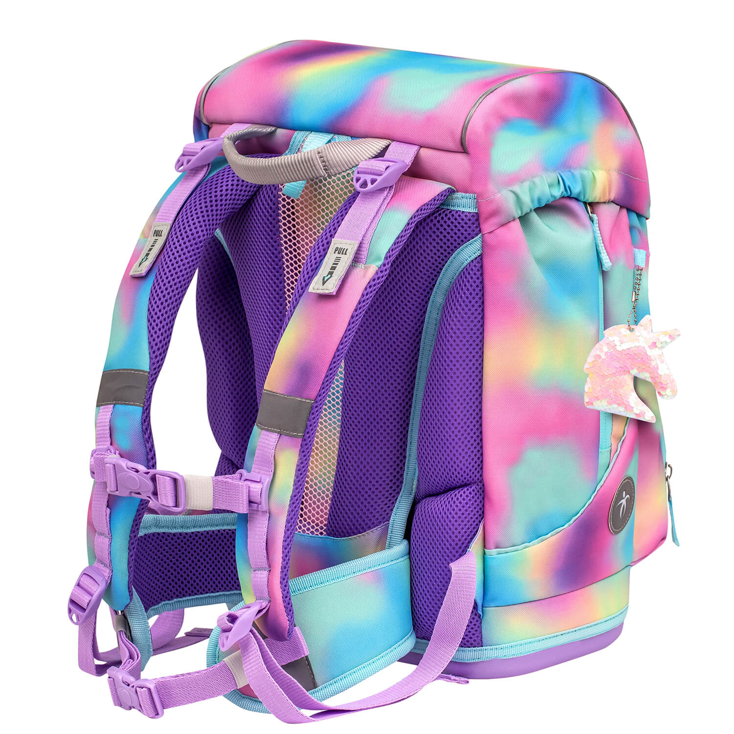 Rucksack Motion ergonomisches Schulranzen Set 5-teilig Rainbow Color