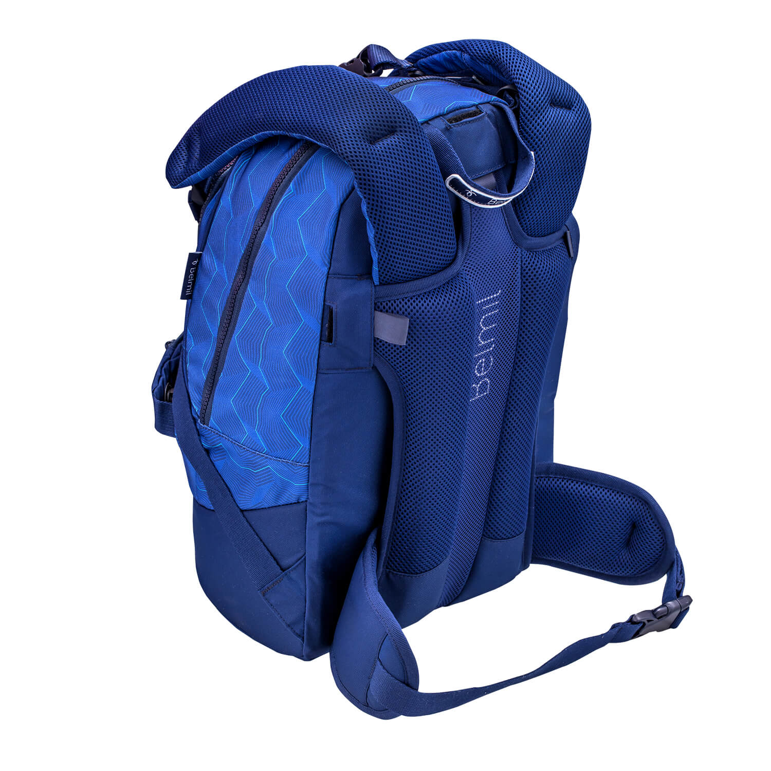 Ranzen 2-IN-1 Schultasche & Gürteltasche 2-teilig Rucksack Estate Blue