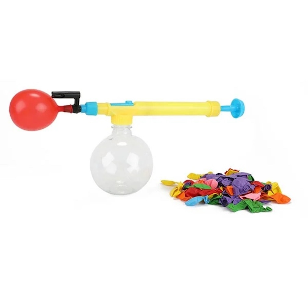 Wasserballonpumpe mit 50 Wasserballons Wasserbomben und Pumpe Wasserballonpumpe mit 50 Wasserballons Wasserbomben und Pumpe