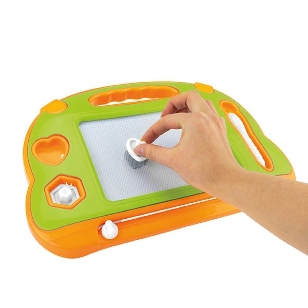Zeichenbrett Dinosaurier mit Stift und Formen Zeichenbrett Dinosaurier mit Stift und Formen