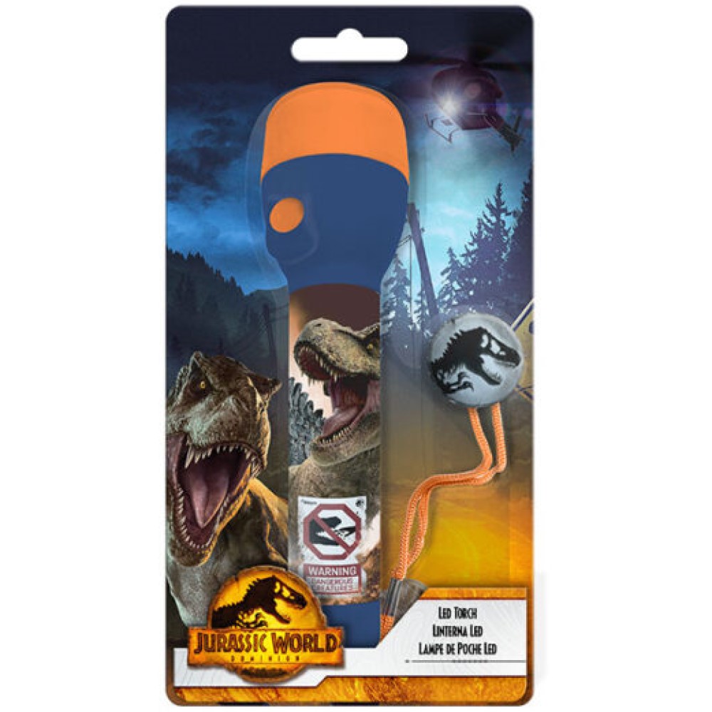 Jurassic World Taschenlampe Dinosaurier Motiv