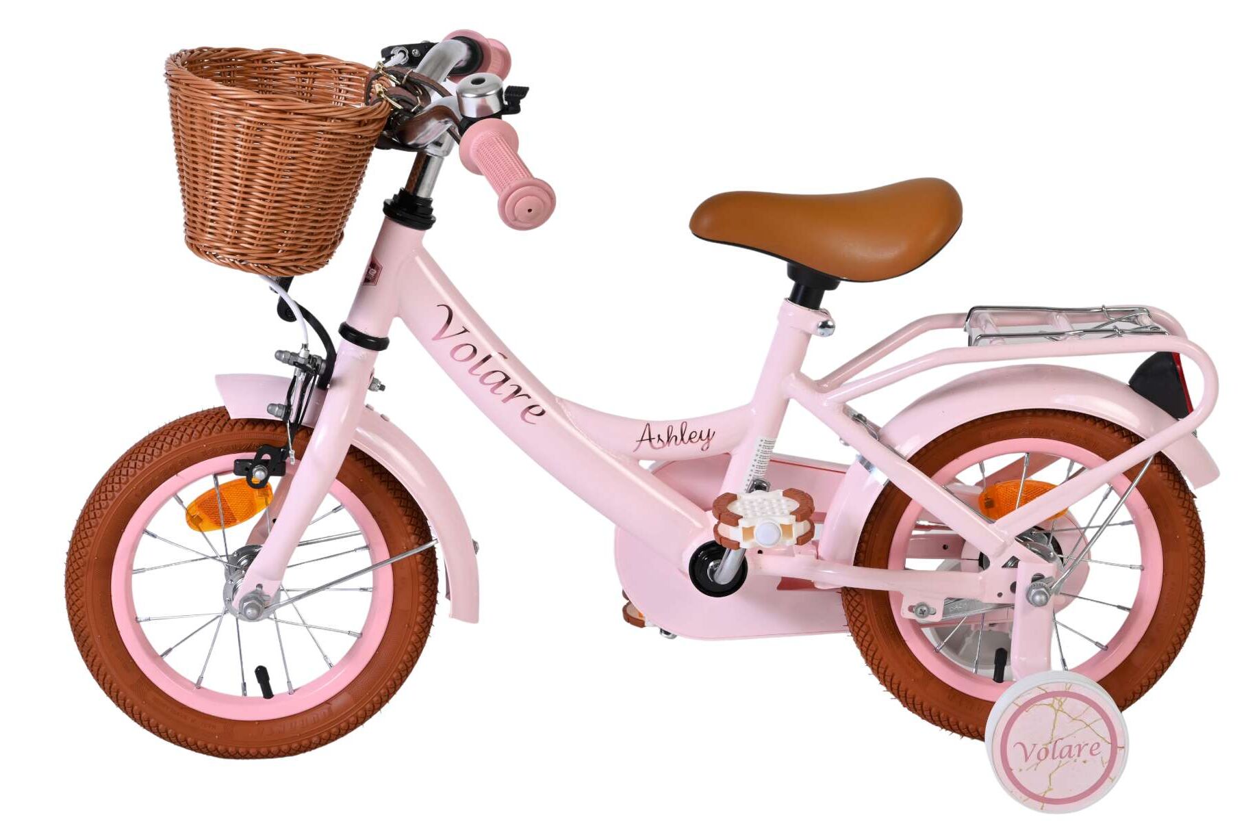 Volare Kinderfahrrad Ashley für Mädchen 12 Zoll Kinderrad in Rosa Volare Kinderfahrrad Ashley für Mädchen 12 Zoll Kinderrad in Rosa