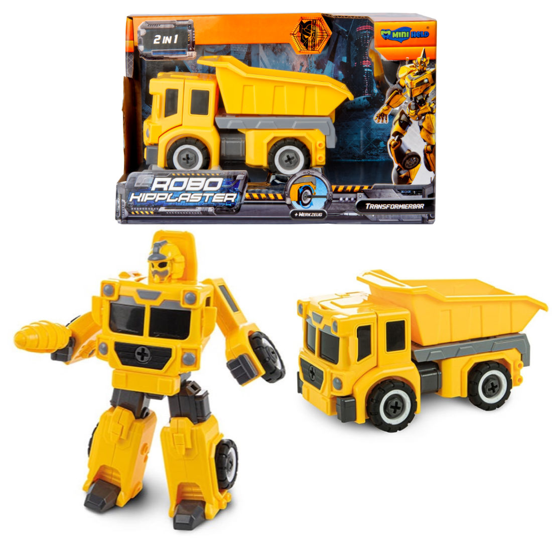 Verwandlungs Roboter Kipplaster Transformierbarer Kipper Lastwagen LKW Verwandlungs Roboter Kipplaster Transformierbarer Kipper Lastwagen LKW
