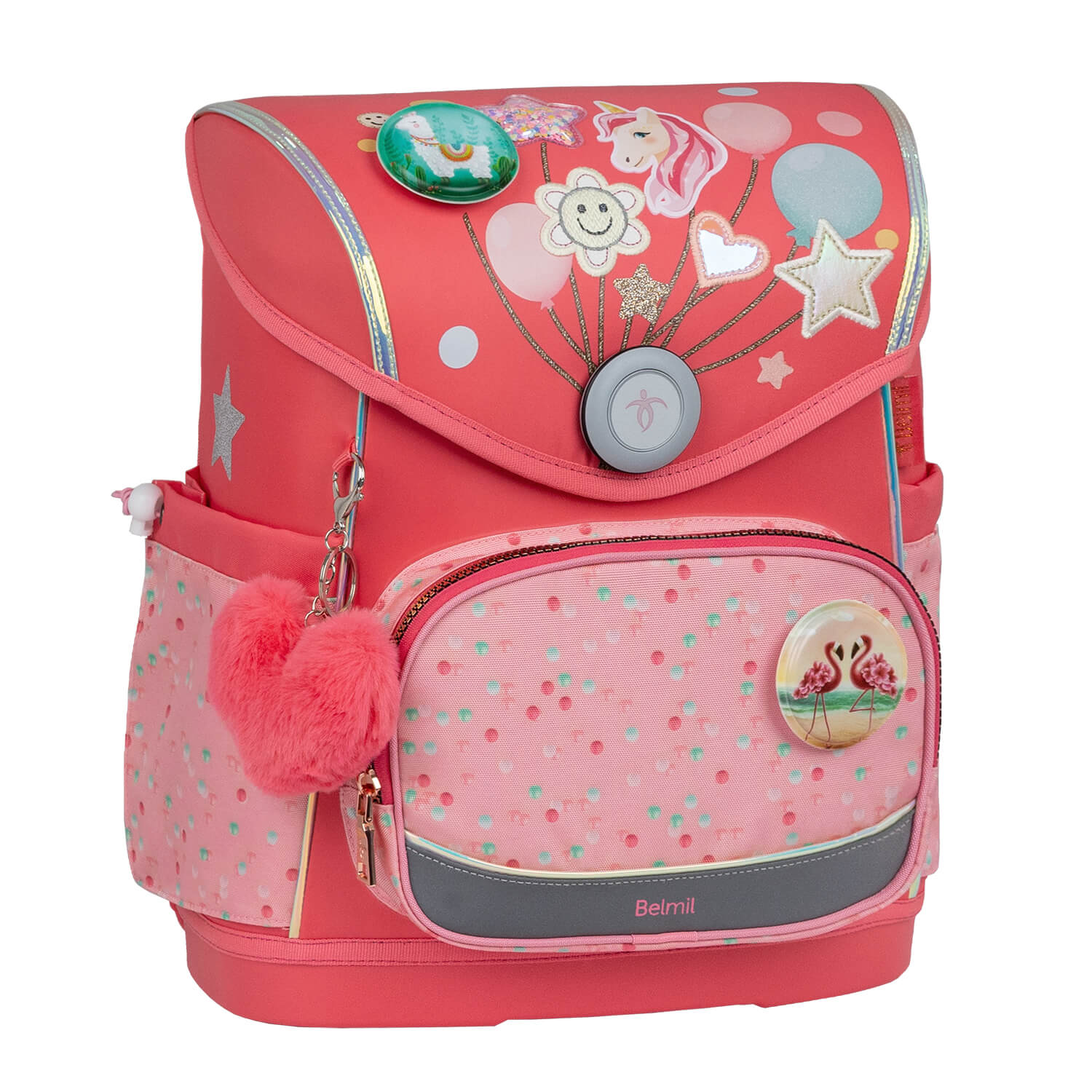 Rucksack Compact Plus Premium Schulranzen Set 5-t. Rose Quartz Tasche