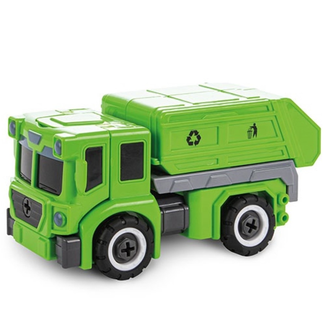 Verwandlungs Roboter Müllwagen LKW Recycling Fahrzeug Müllauto Laster Verwandlungs Roboter Müllwagen LKW Recycling Fahrzeug Müllauto Laster