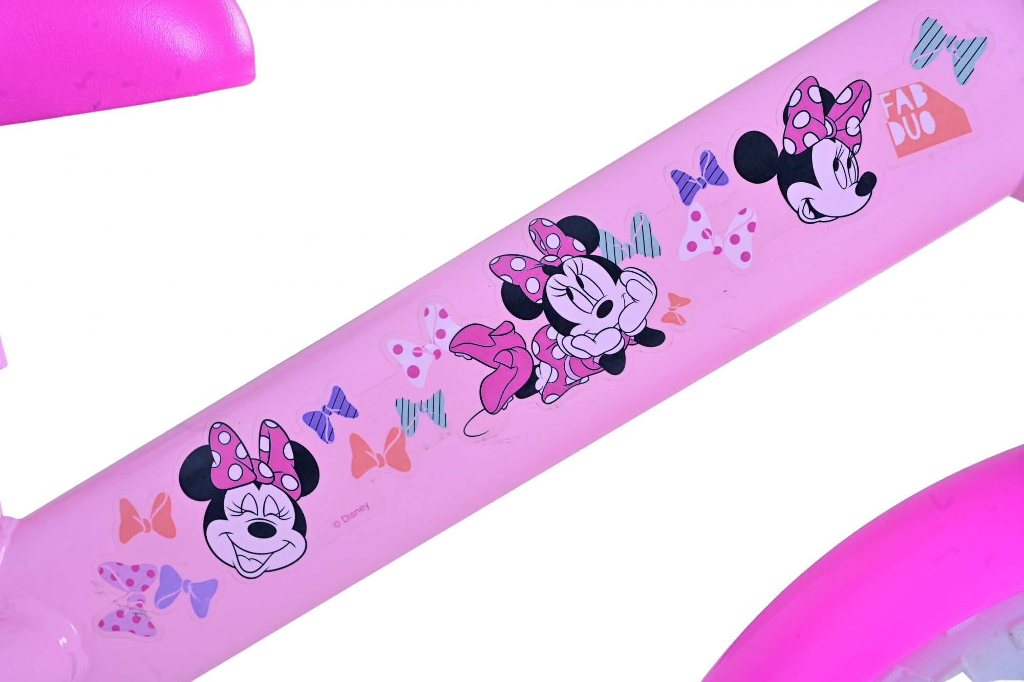 Volare Laufrad Disney Minnie Mouse 12 Zoll aus Metall, Kinderlaufrad ab 2 Jahren mit verstellbarem Sattel