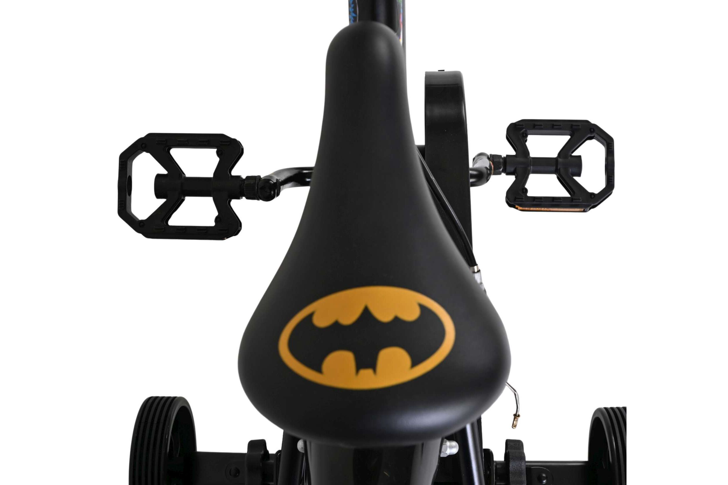Volare Kinderfahrrad Batman für Jungen 14 Zoll Kinderrad in Schwarz, Zwei Handbremsen Volare Kinderfahrrad Batman für Jungen 14 Zoll Kinderrad in Schwarz, Zwei Handbremsen
