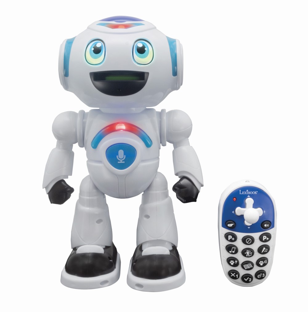 MASTER STEM Roboter POWERMAN® mit Quiz, Musik, Spielen, Scheibenschießen