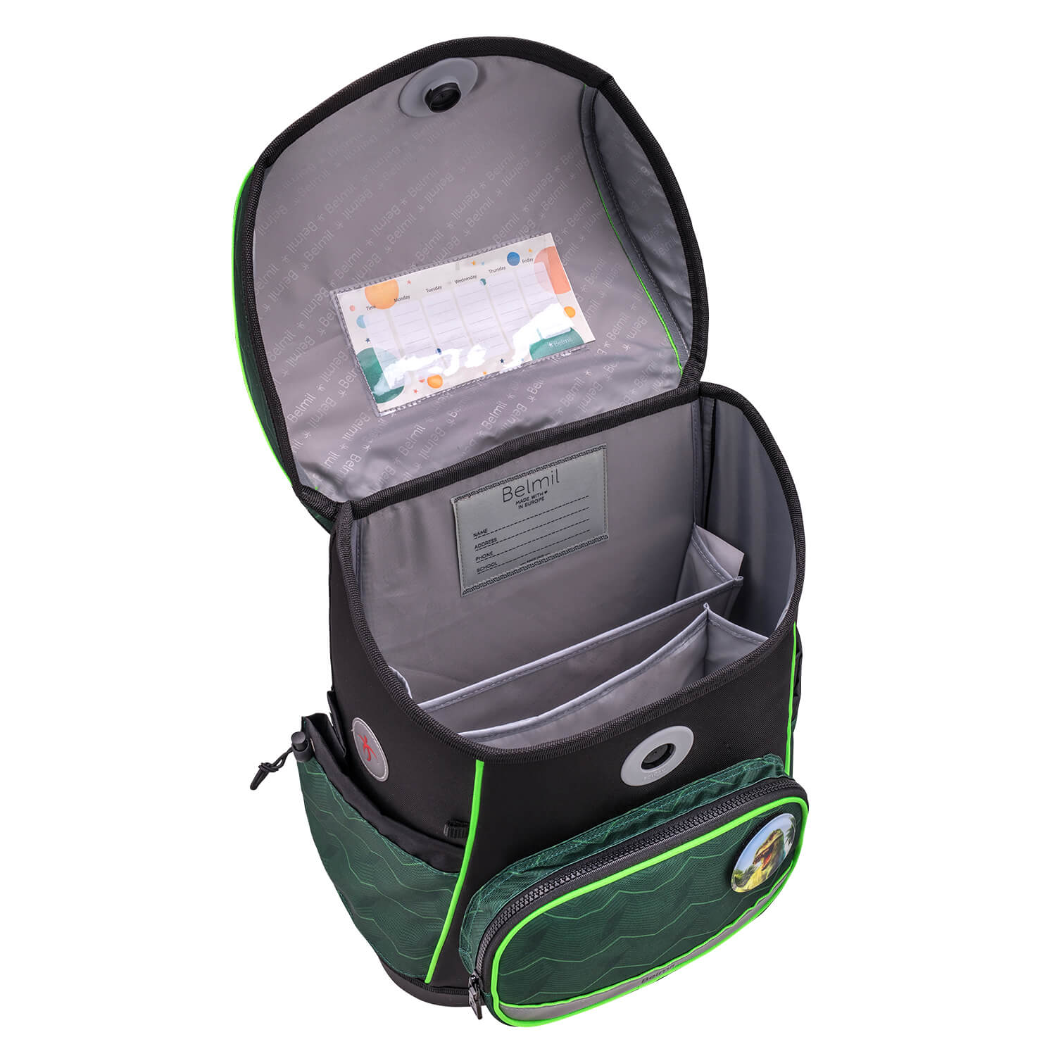 Rucksack Compact Plus Premium Schulranzen Set 5-teilig Twist of Lime