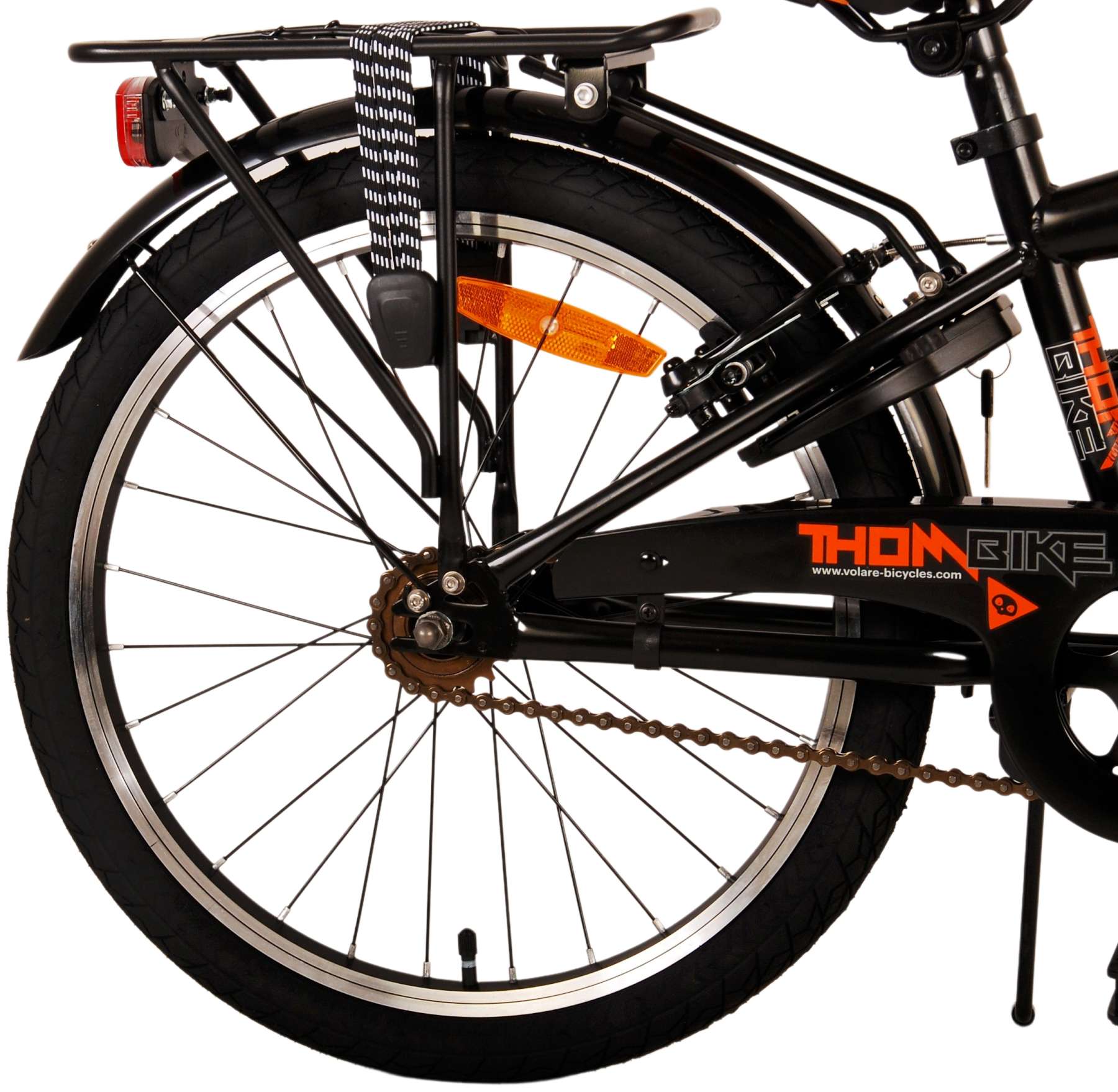 Kinderfahrrad Thombike für Jungen 20 Zoll Kinderrad in Schwarz Orange