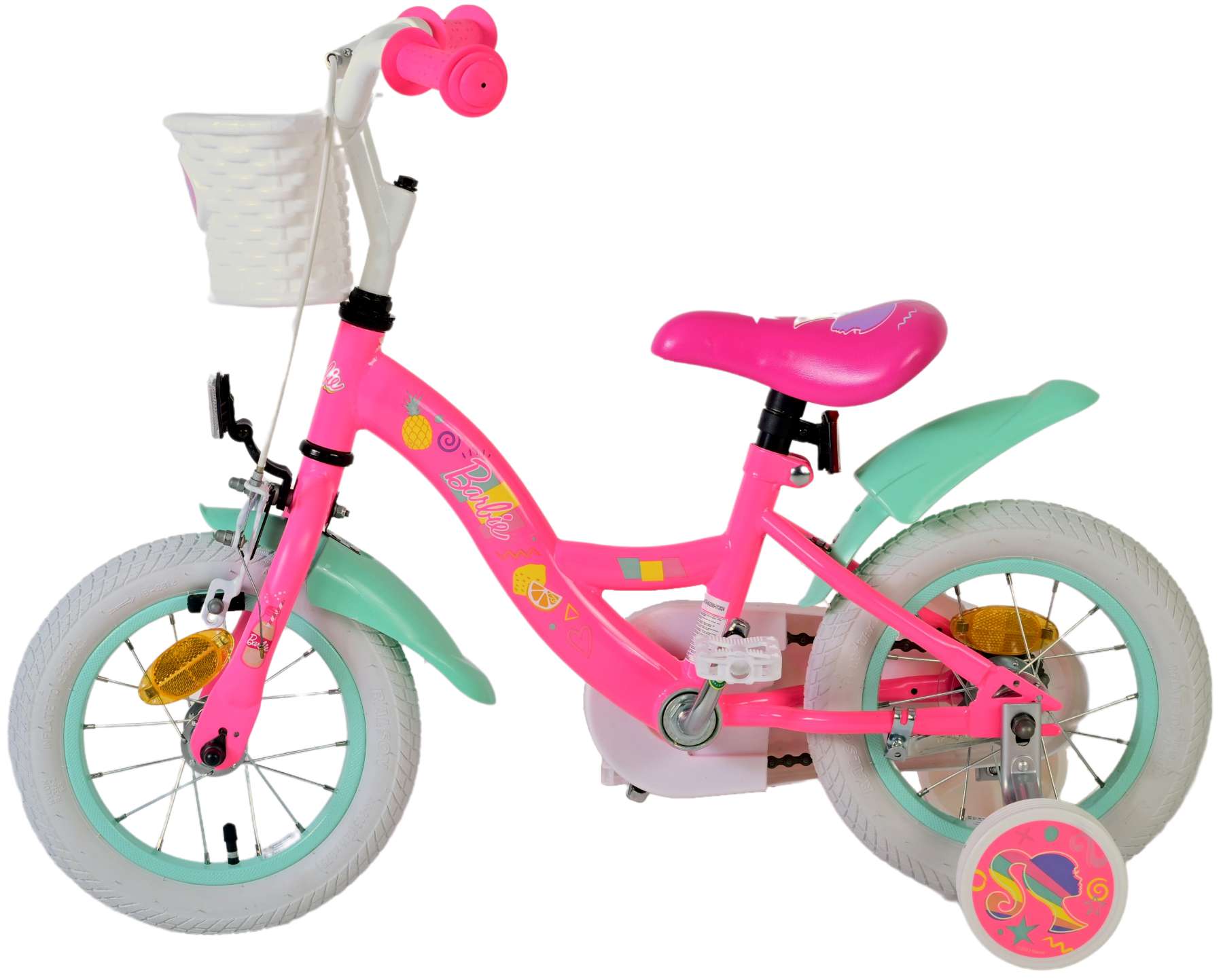 Kinderfahrrad Barbie Fahrrad in Rosa für Mädchen 12 Zoll Kinderrad