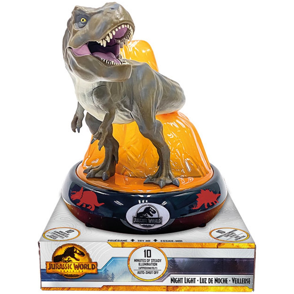 Jurassic World Nachtleuchte 3D T-Rex Dino