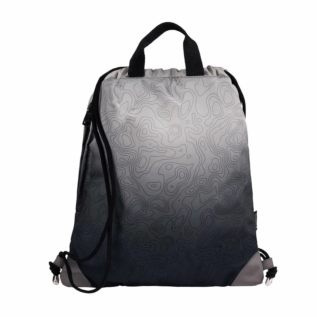 Rucksack Compact Plus Premium Schulranzen Set 5-t. Black Grey Tasche