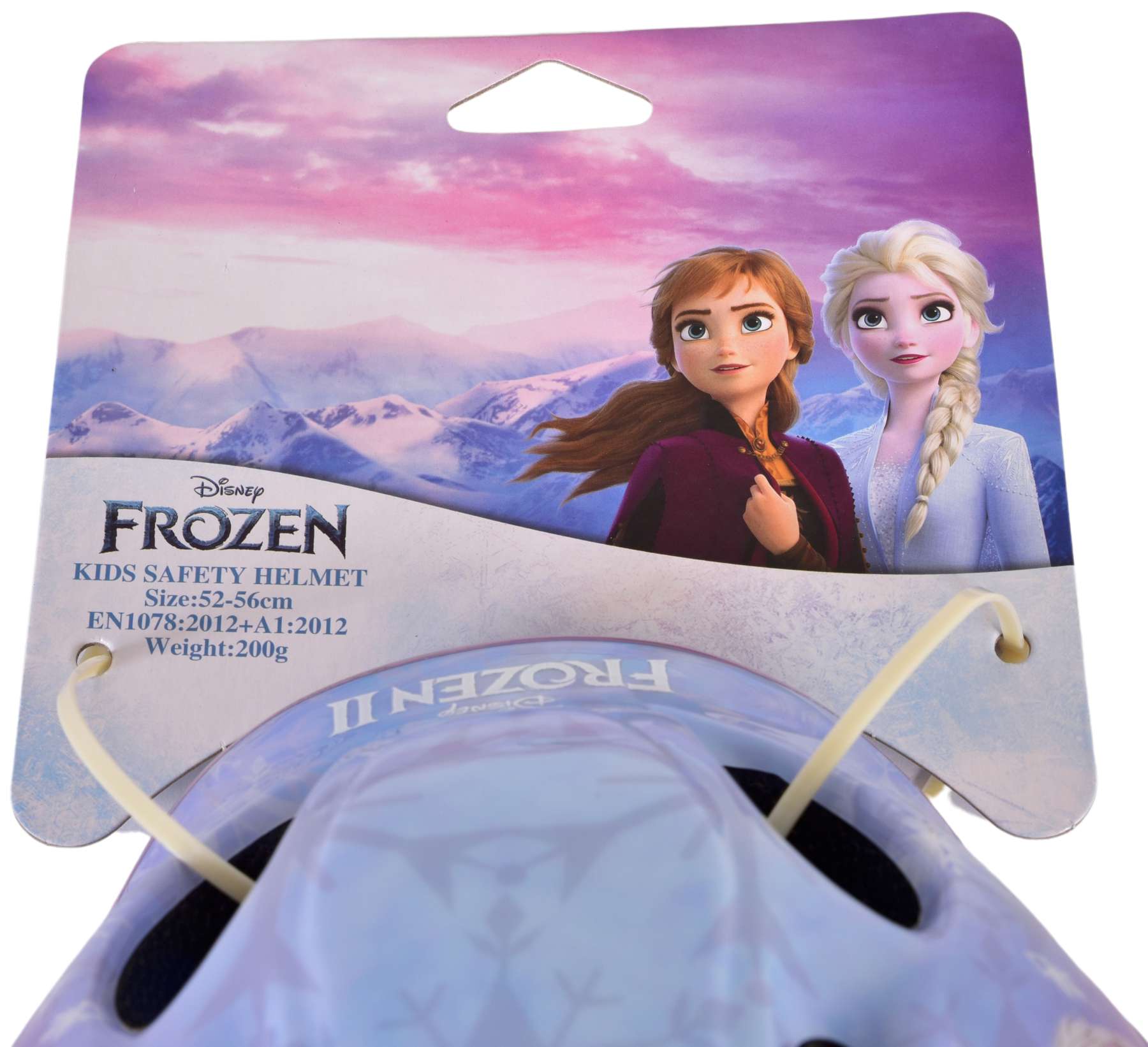 Fahrradhelm Disney Frozen in Blau 52-56 cm Kinderhelm