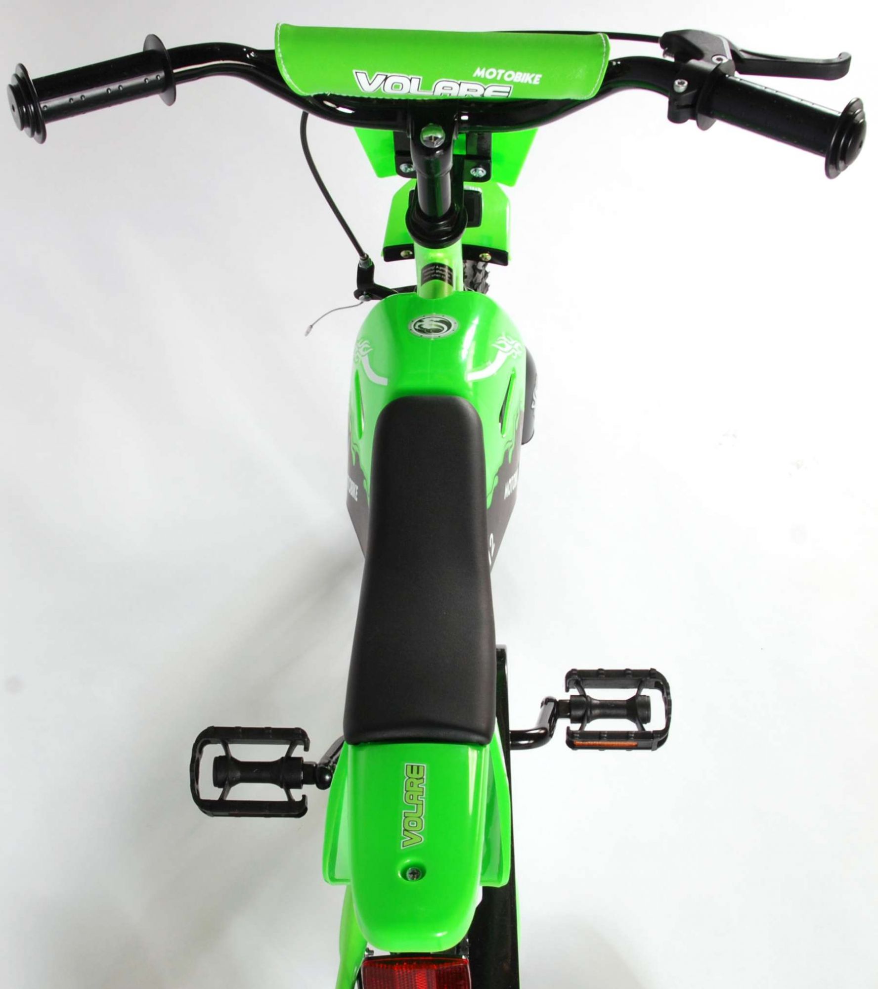 Kinderfahrrad Motobike für Jungen 12 Zoll Kinderrad in Grün