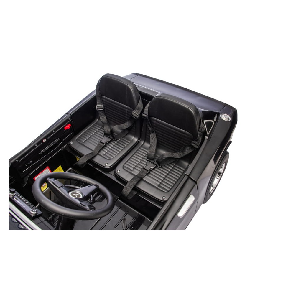 ES-Toys Elektro Kinderauto „Dodge Charger“ – lizenziert – 24V7A Akku und 2 Sitzer- 2,4Ghz + MP3 + Leder + EVA