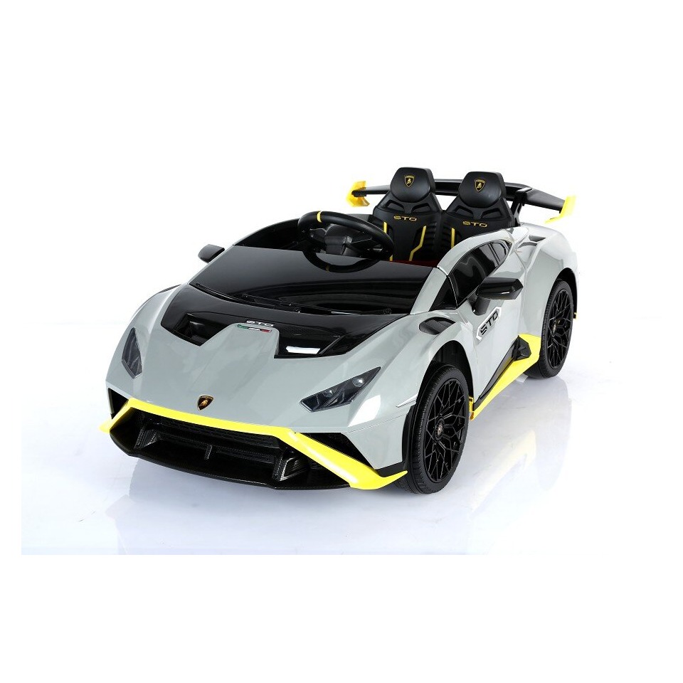 ES-Toys Elektro Kinderauto „Lamborghini Huracan STO“ – lizenziert – 12V7A Akku, 2 Motoren- 2,4Ghz Fernsteuerung, MP3, Ledersitz+EVA – Weiss ES-Toys Elektro Kinderauto „Lamborghini Huracan STO“ – lizenziert – 12V7A Akku, 2 Motoren- 2,4Ghz Fernsteuerung, MP3, Ledersitz+EVA – Weiss