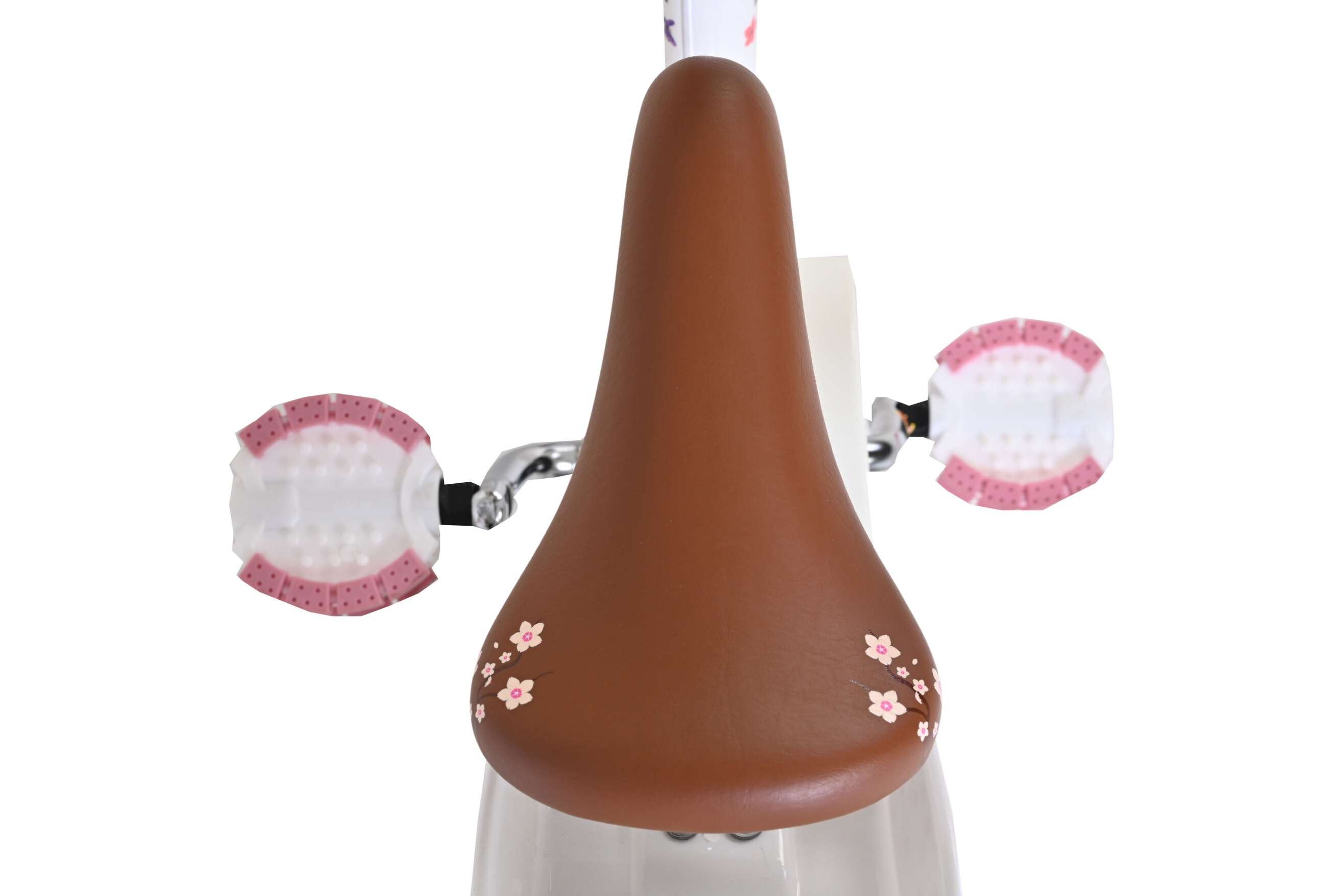 Volare Kinderfahrrad Blossom für Mädchen 12 Zoll Kinderrad in Weiß, Zwei Handbremsen Volare Kinderfahrrad Blossom für Mädchen 12 Zoll Kinderrad in Weiß, Zwei Handbremsen