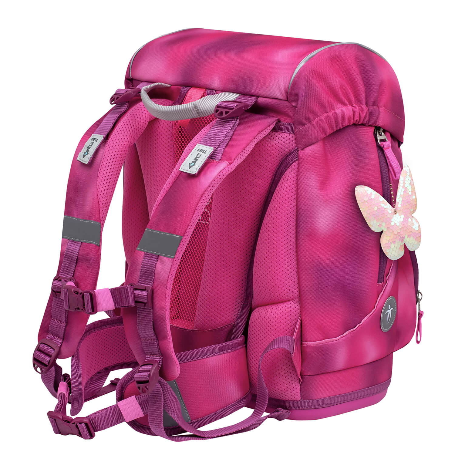 Rucksack Motion ergonomisches Schulranzen Set 5-teilig Shiny Pink Rucksack Motion ergonomisches Schulranzen Set 5-teilig Shiny Pink