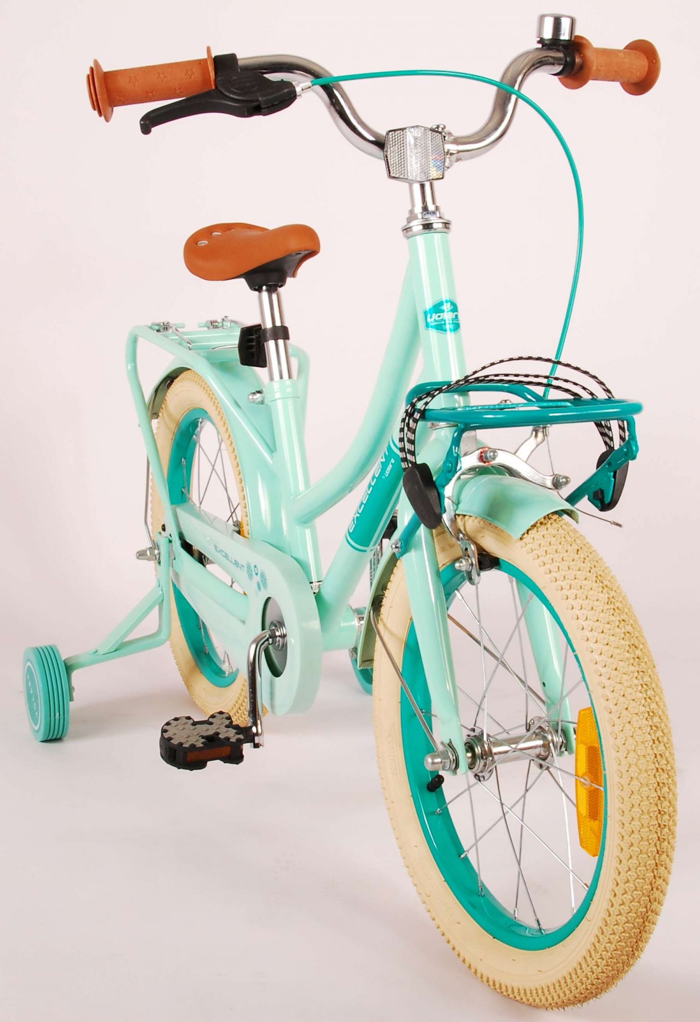 Kinderfahrrad Excellent Fahrrad für Mädchen 16 Zoll Kinderrad in Grün