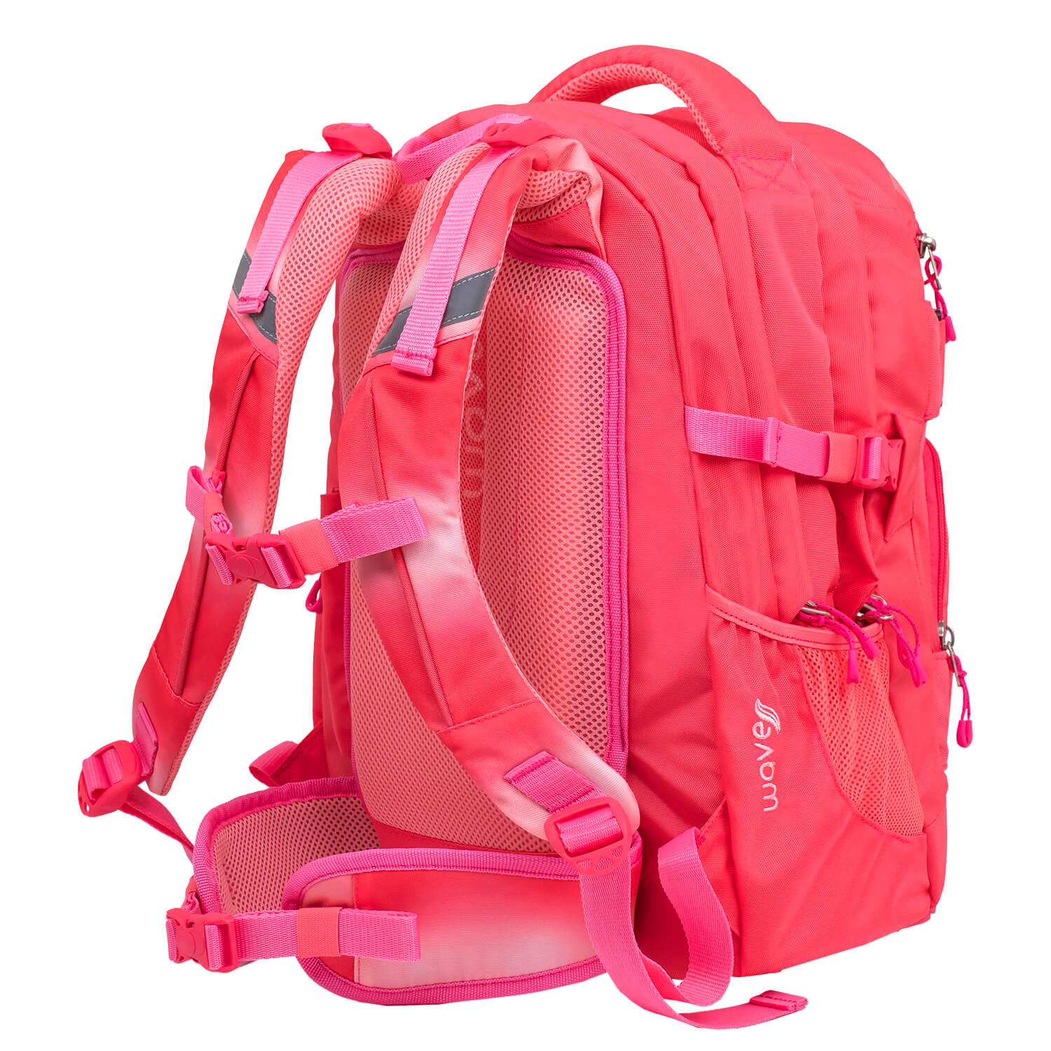 Rucksack Infinity Schulrucksack Set 3 tlg. "Ombre Coral Paradise"