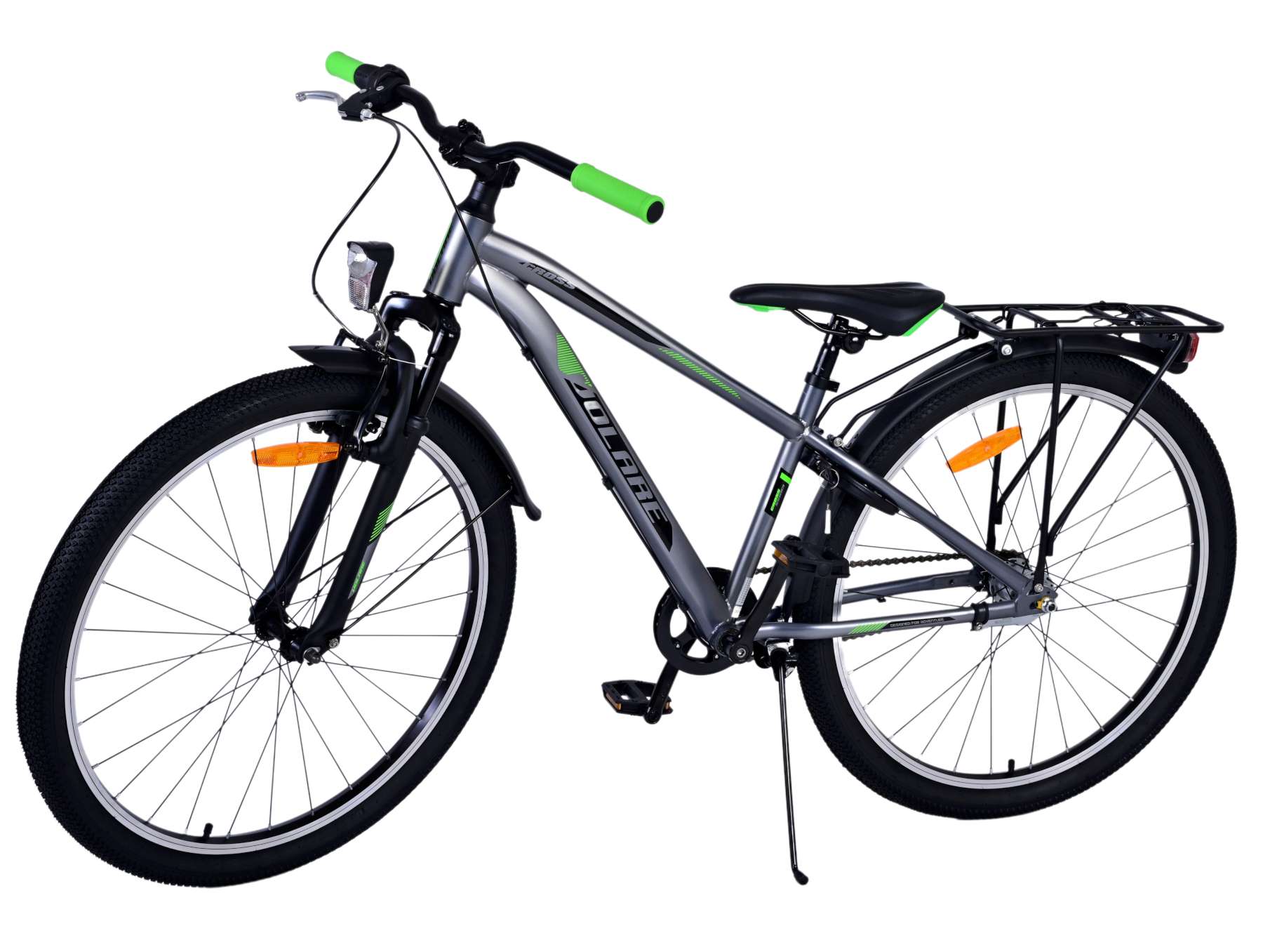 Kinderfahrrad Cross für Jungen 26 Zoll Kinderrad in dunkelgrau 3 Gänge
