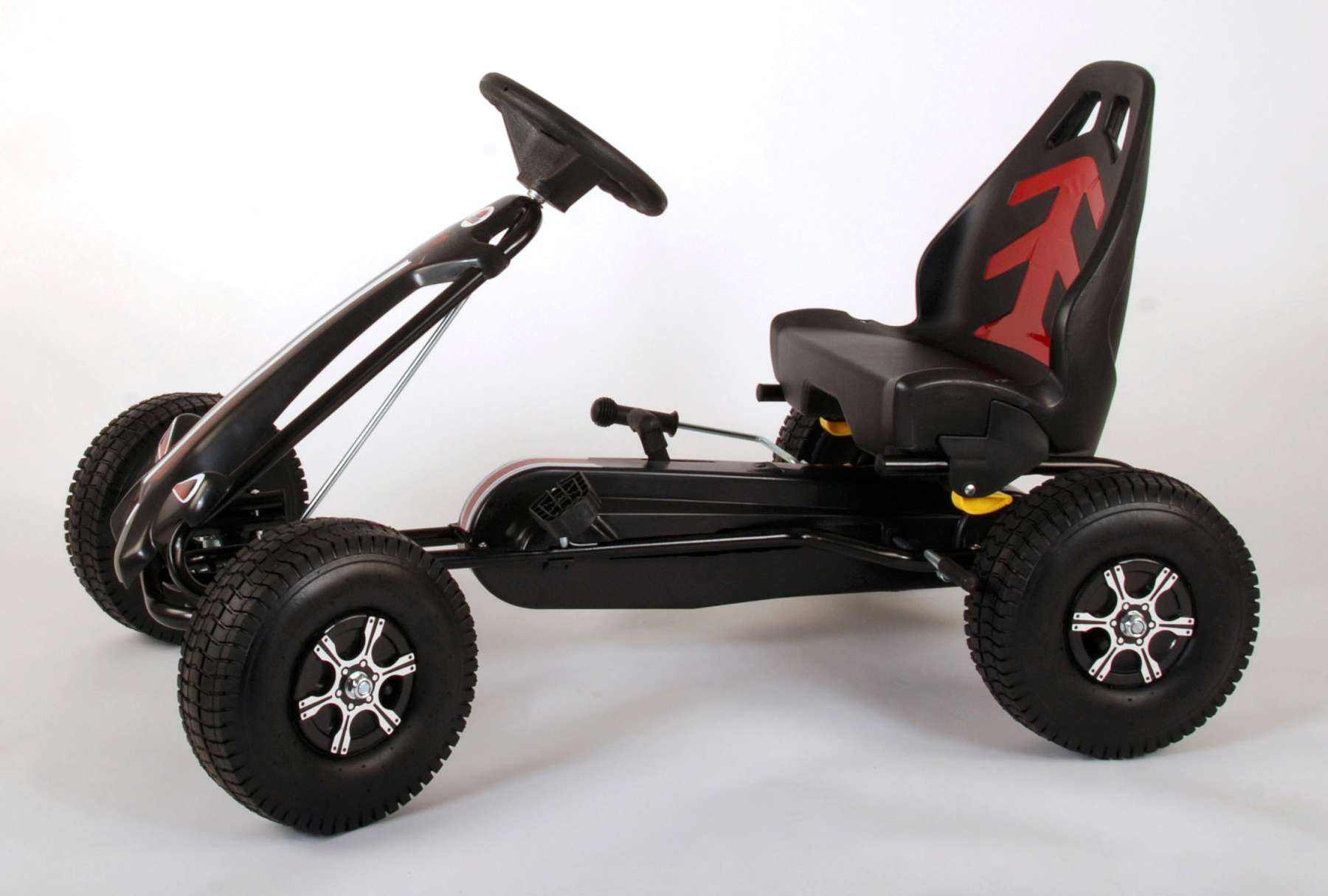 Go Kart Rennwagen für Jungen, groß mit Luftreifen
