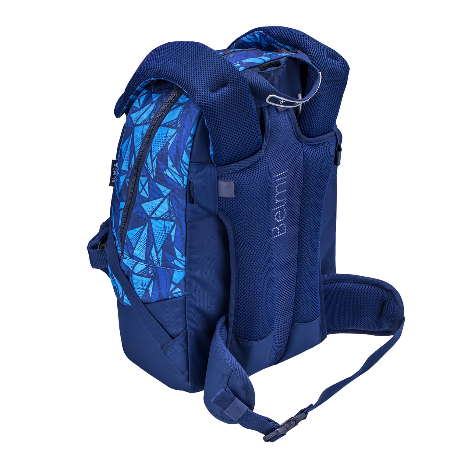 2-IN-1 Schultasche & Gürteltasche 2-Teile Ranzen Glacier Blue Rucksack