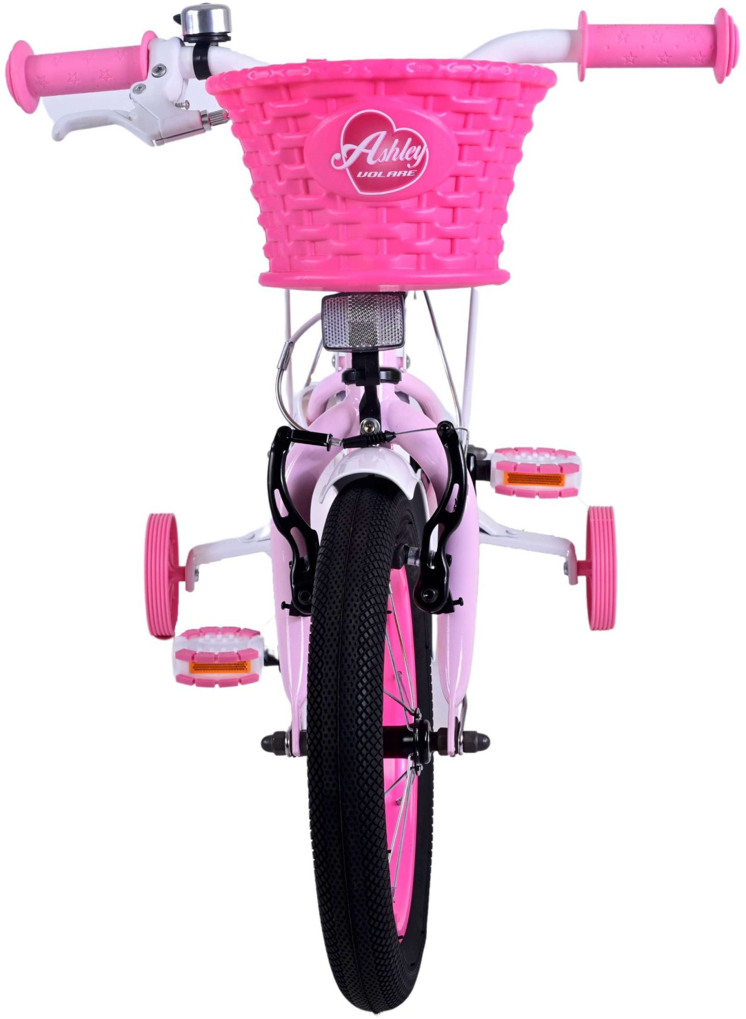 Kinderfahrrad Ashley für Mädchen 14 Zoll Kinderrad in Rosa