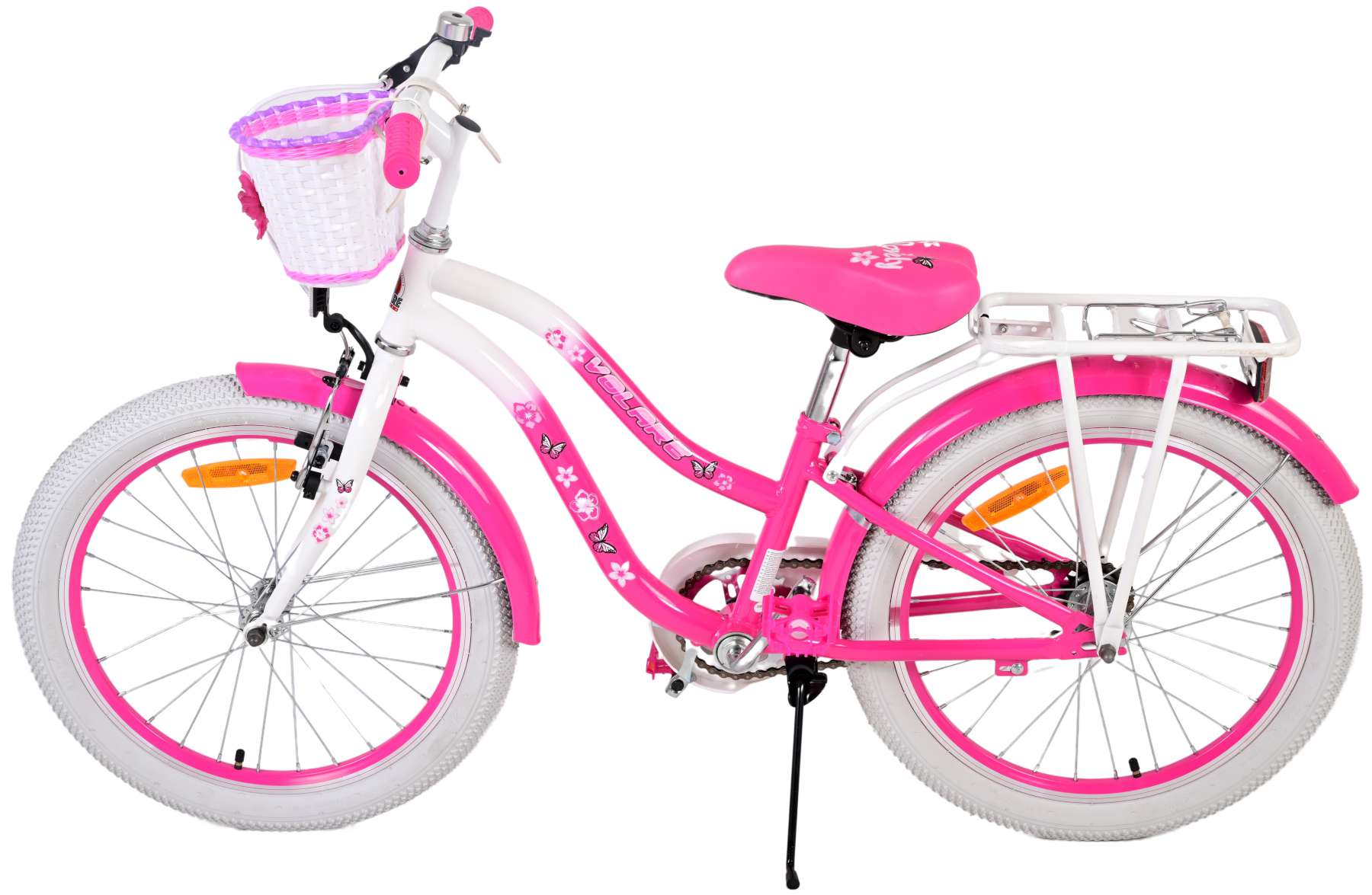 Kinderfahrrad Lovely Fahrrad für Mädchen 20 Zoll Kinderrad in Rosa