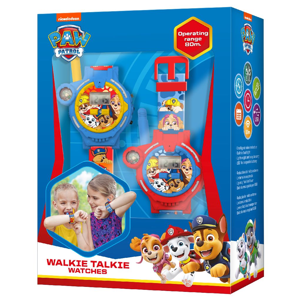 Paw Patrol Walkie Talkie und Uhr Detektiv Armbanduhr