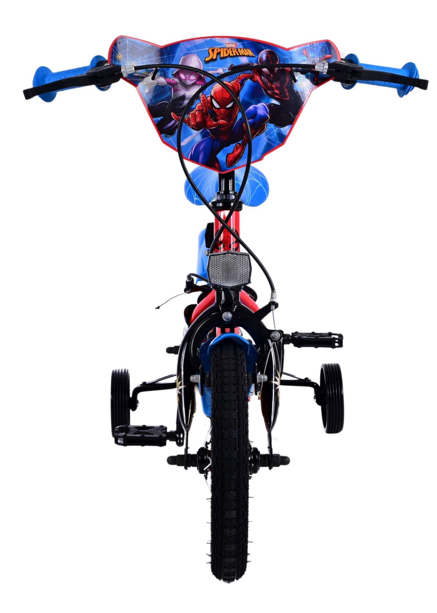 Kinderfahrrad Ultimate Spider-Man Jungen 12 Zoll Kinderrad in Blau/Rot