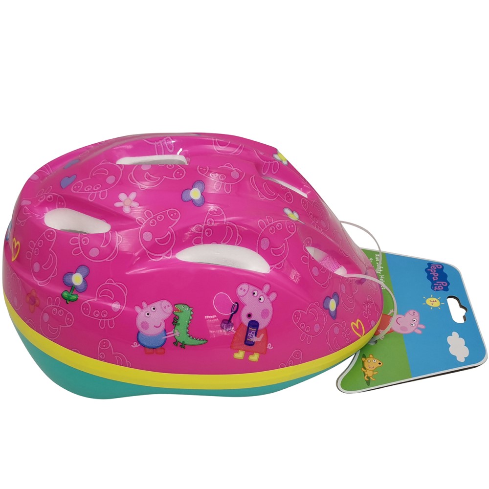 Fahrradhelm Peppa Pig Helm in Rosa 51-55 cm Kinderhelm