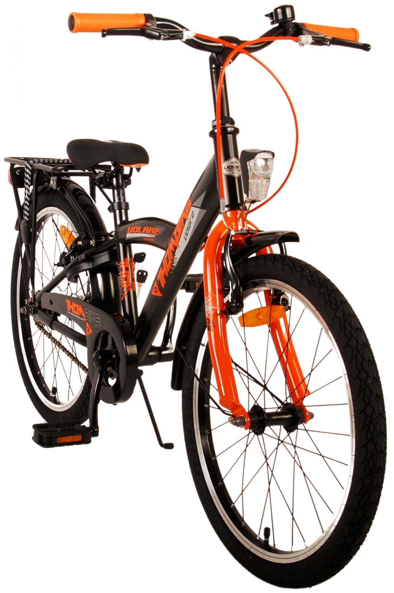 Kinderfahrrad Thombike für Jungen 20 Zoll Kinderrad in Schwarz Orange