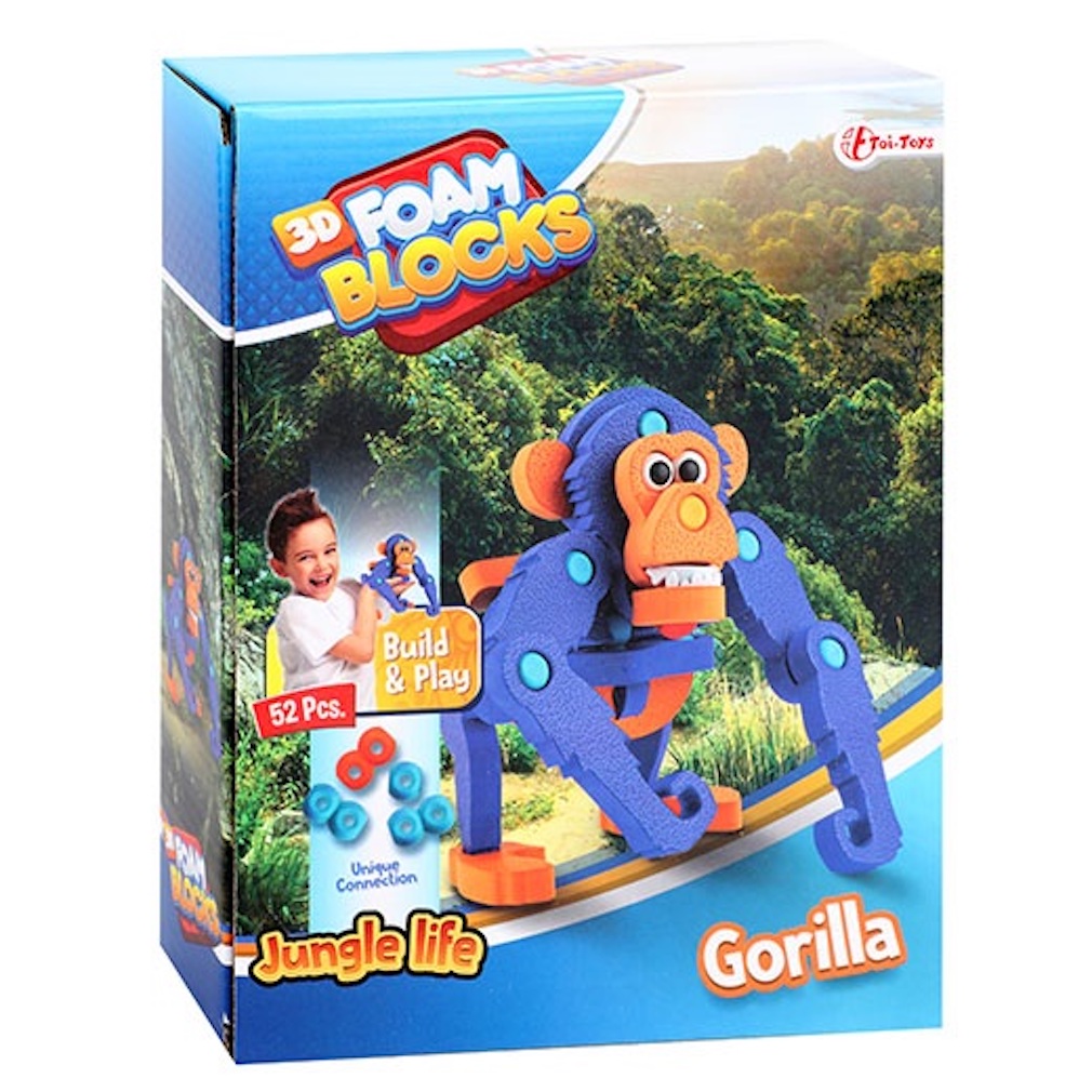Affe 3D Puzzle Schaumstoff Schimpanse Affe 3D Puzzle Schaumstoff Schimpanse