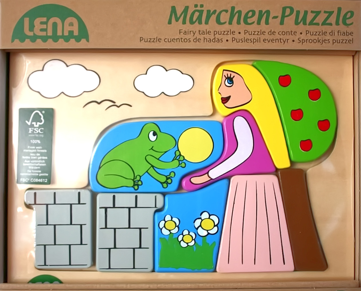 Märchen Holzpuzzle 4er Set