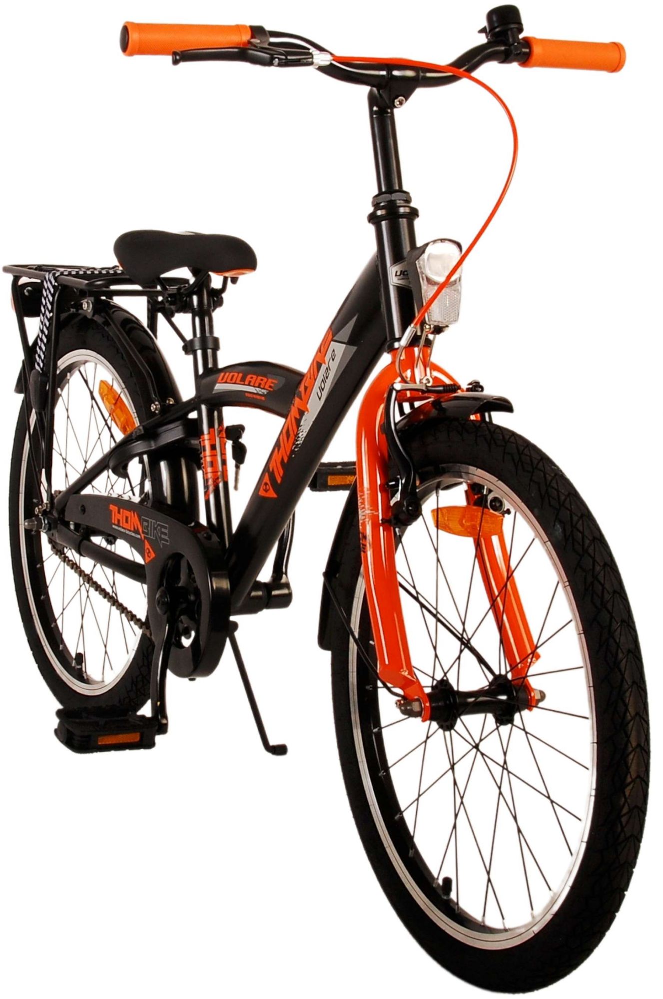 Kinderfahrrad Thombike für Jungen 20 Zoll Kinderrad in Schwarz Orange