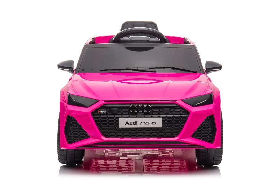 Kinderfahrzeug – Elektro Auto „Audi RS6“ – lizenziert – 12V7AH Akku und 2 Motoren- 2,4Ghz + MP3 + Leder + EVA – Pink/Rosa Kinderfahrzeug – Elektro Auto „Audi RS6“ – lizenziert – 12V7AH Akku und 2 Motoren- 2,4Ghz + MP3 + Leder + EVA – Pink/Rosa
