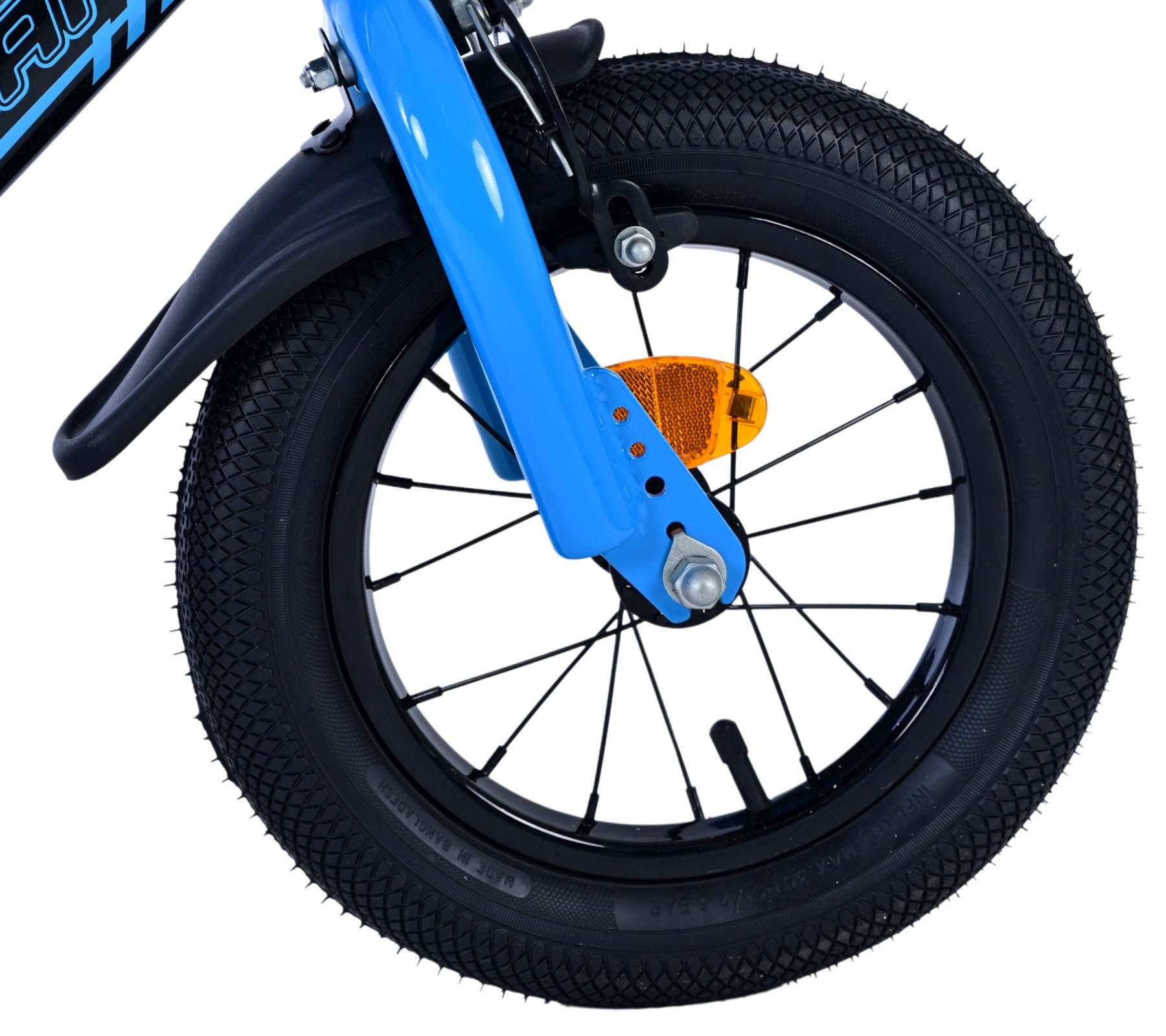 Kinderfahrrad Sportivo für Jungen 12 Zoll Kinderrad Neongrün Schwarz