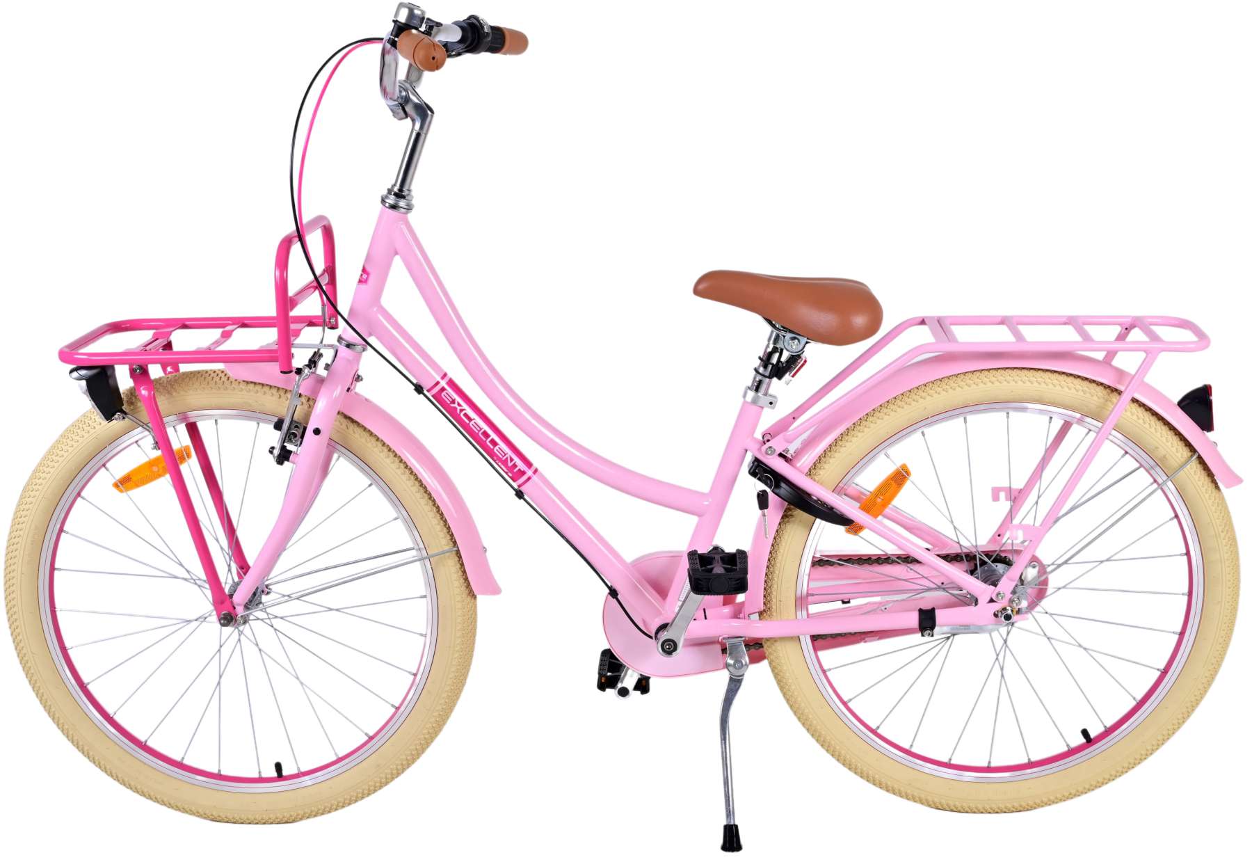 Kinderfahrrad Excellent Fahrrad für Mädchen 24 Zoll Kinderrad in Rosa