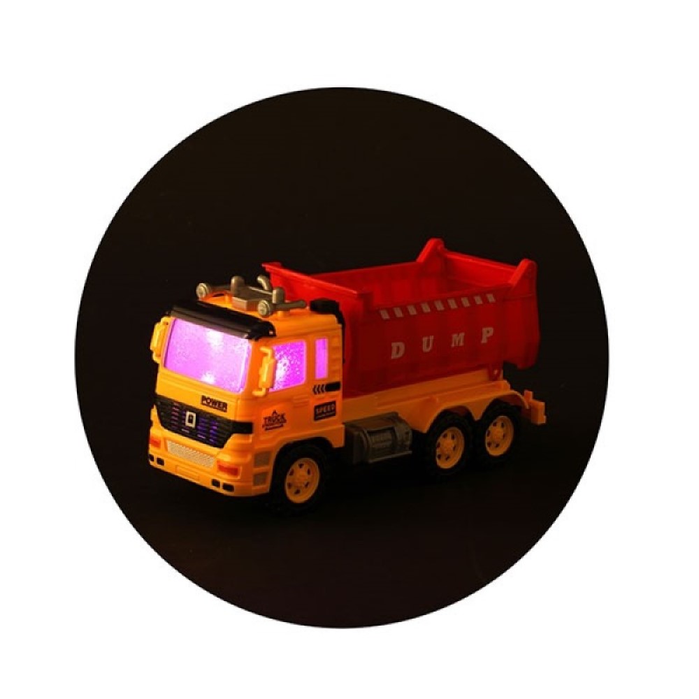 Kipper-Lastwagen und Bagger Baustellenfahrzeuge