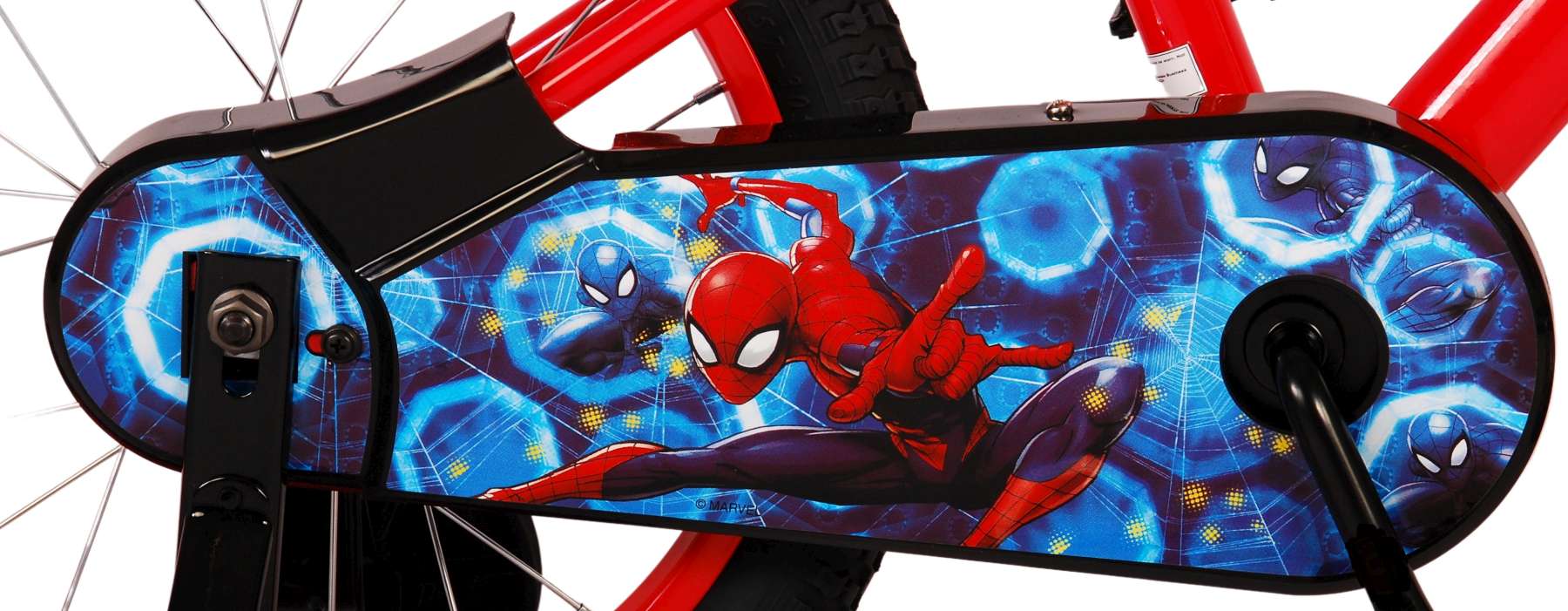 Kinderfahrrad Ultimate Spider-Man Jungen 16 Zoll Kinderrad in Blau/Rot