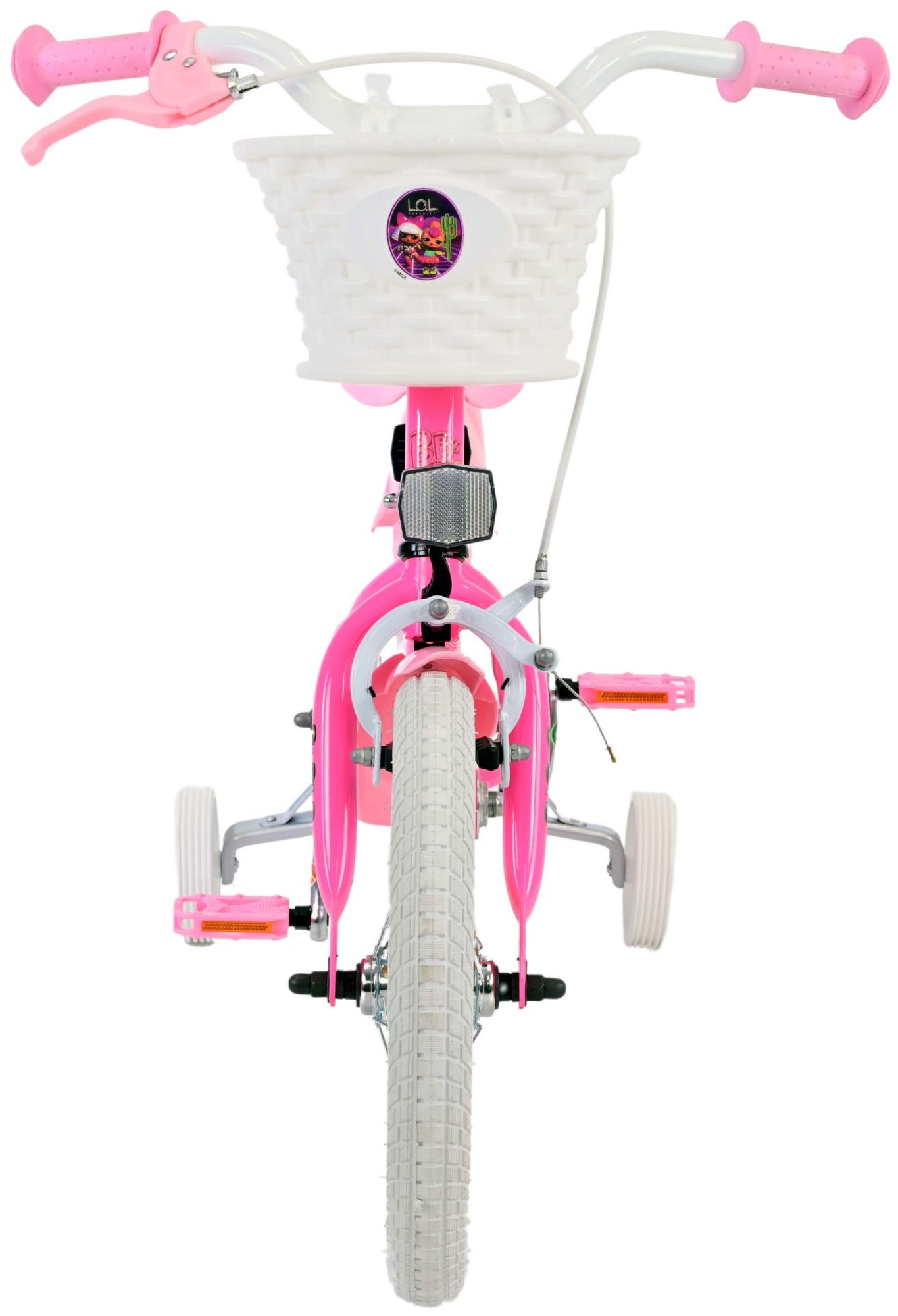 Kinderfahrrad LOL Surprse für Mädchen Fahrrad Rosa 14 Zoll Kinderrad