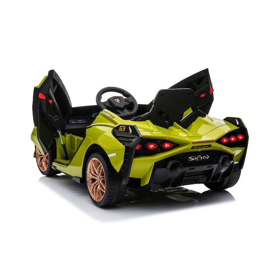 ES-Toys Elektro Kinderauto „Lamborghini Sian“ – lizenziert – 12V Akku, 2 Motoren- 2,4Ghz Fernsteuerung, MP3, Ledersitz+EVA – Pink ES-Toys Elektro Kinderauto „Lamborghini Sian“ – lizenziert – 12V Akku, 2 Motoren- 2,4Ghz Fernsteuerung, MP3, Ledersitz+EVA – Pink