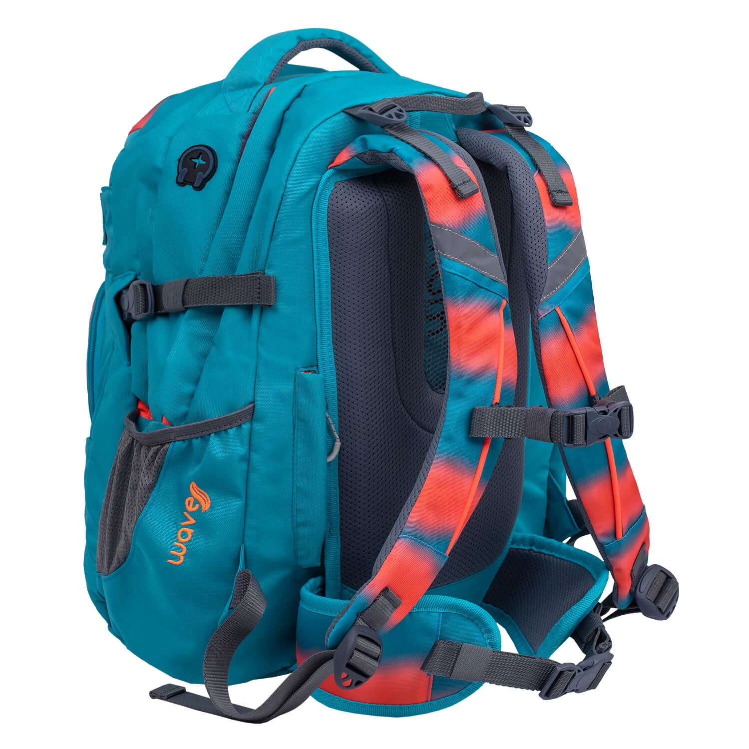 Rucksack Infinity Schulrucksack "Ombre Neon Orange and Bluebird" Rucksack Infinity Schulrucksack "Ombre Neon Orange and Bluebird"