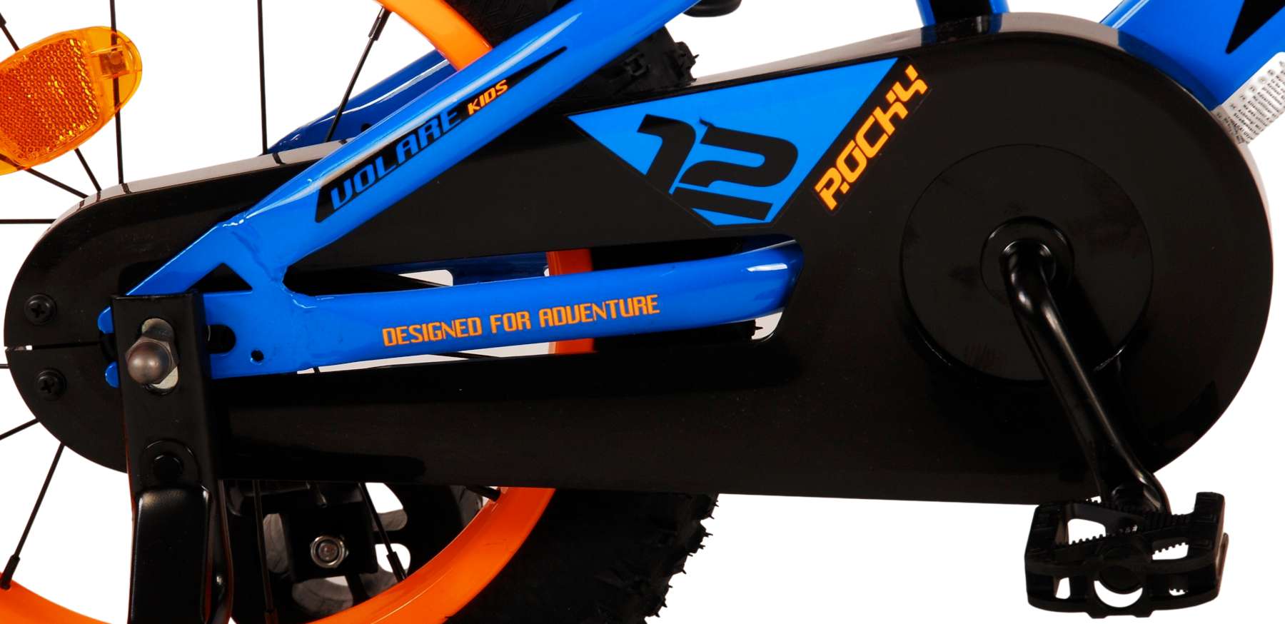 Kinderfahrrad Rocky für Jungen 14 Zoll Kinderrad in Blau Fahrrad