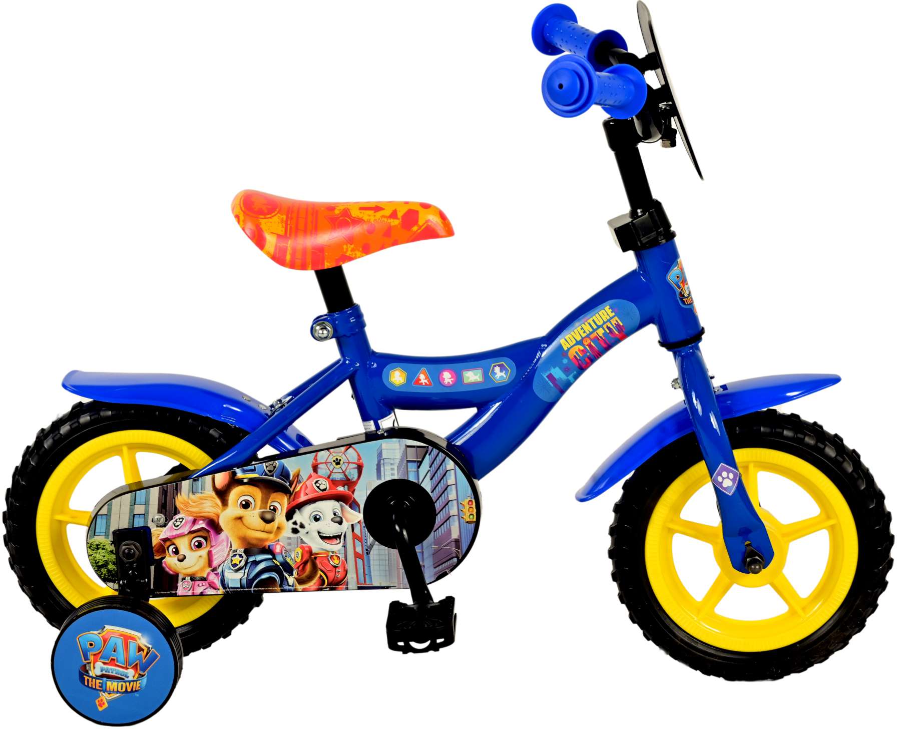 Kinderfahrrad Paw Patrol 10 Zoll Kinderrad in Blau Fahrrad
