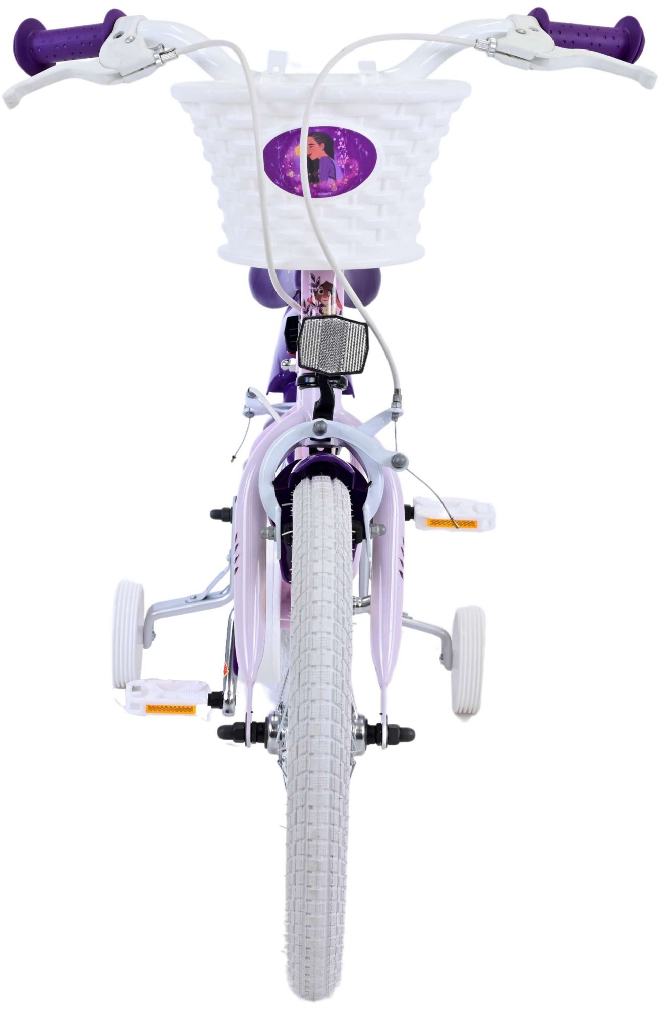 Kinderfahrrad Disney Wish für Mädchen Fahrrad Lila 16 Zoll Kinderrad