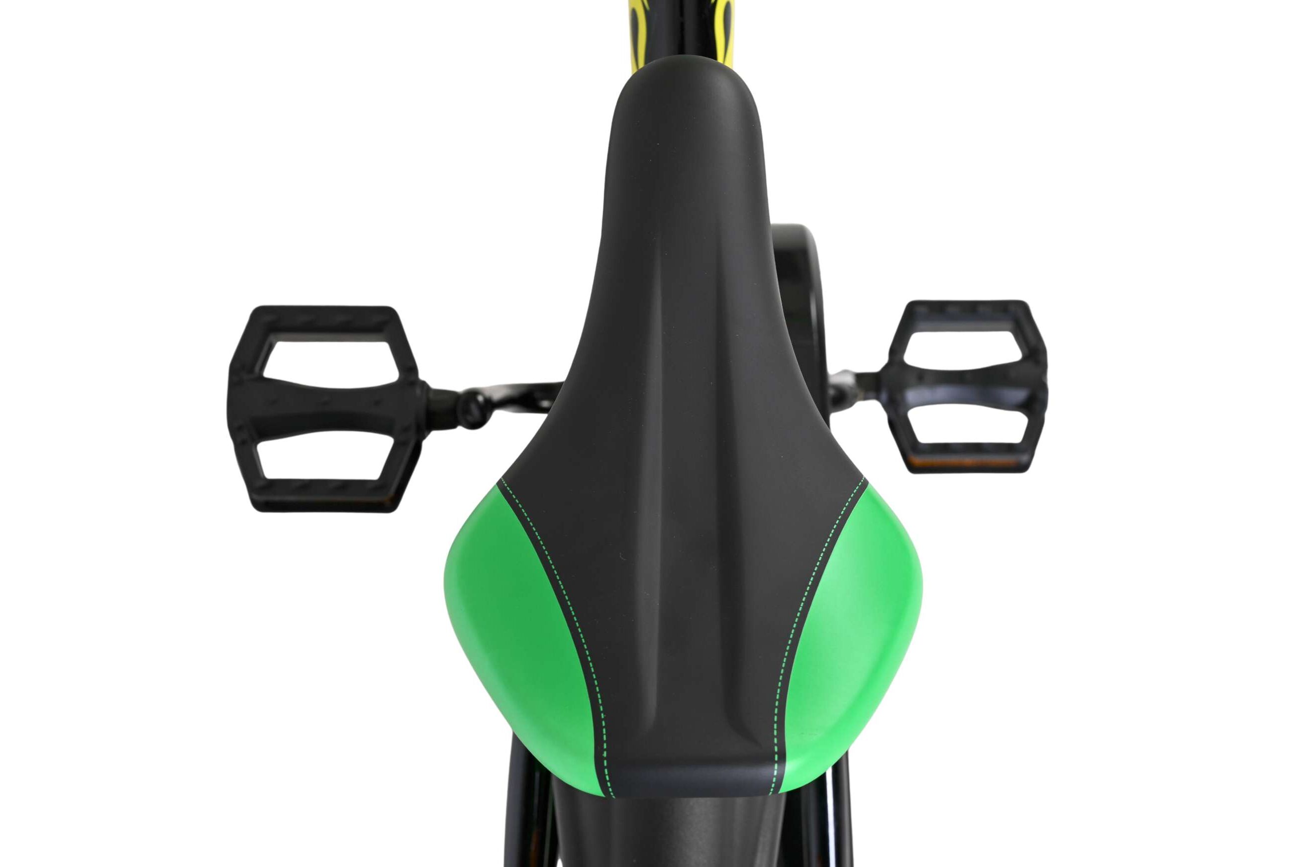 Volare Kinderfahrrad Strike für Jungen 16 Zoll Kinderrad in Schwarz Grün