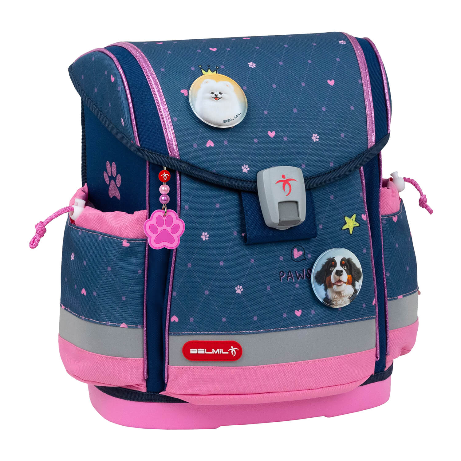 Rucksack Classy Plus ergonomisches Schulranzen-Set 5-teilig Hearts Rucksack Classy Plus ergonomisches Schulranzen-Set 5-teilig Hearts
